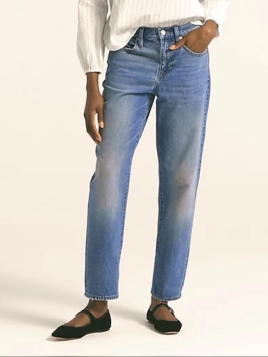 J. Crew Denim - J. Crew Blue 80’s style slouchy boyfriend jean size 8 waist 28